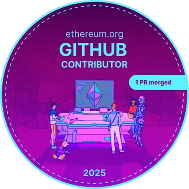 Developer badge