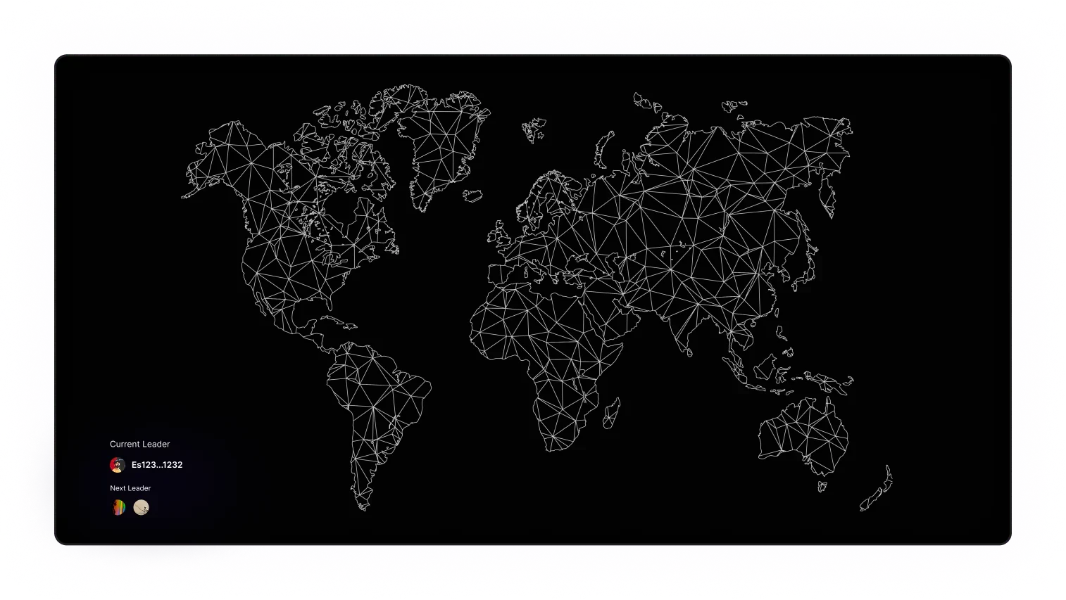 Quantova mainnet validator distribution map